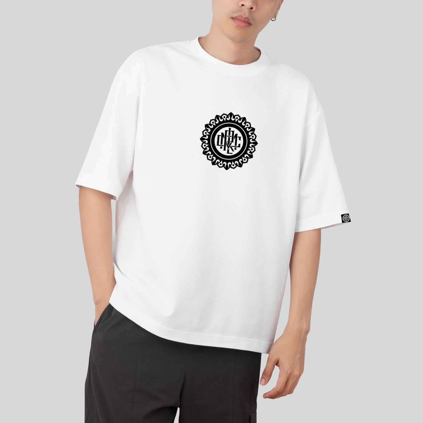 MANDALA V1 WHITE TEE