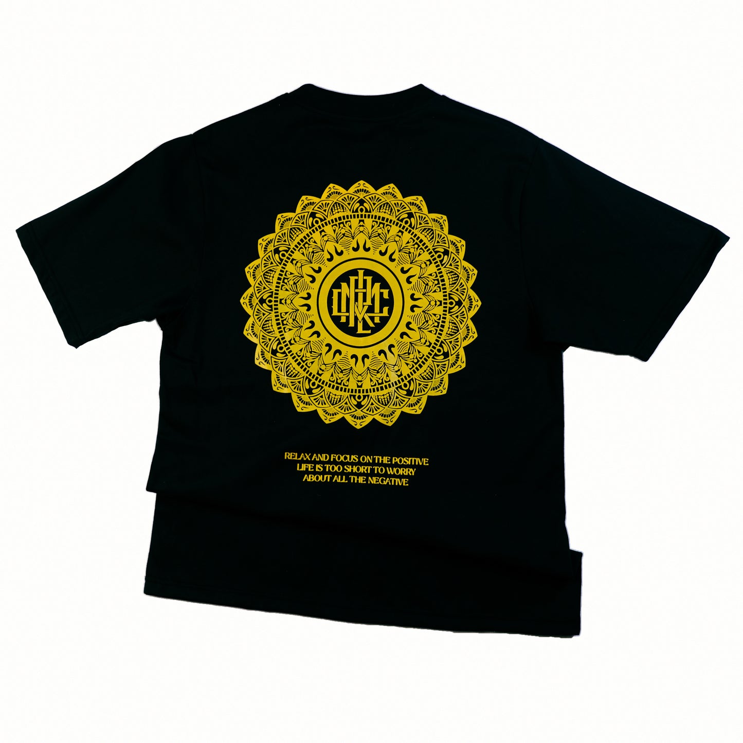 MANDALA V1 BLACK TEE