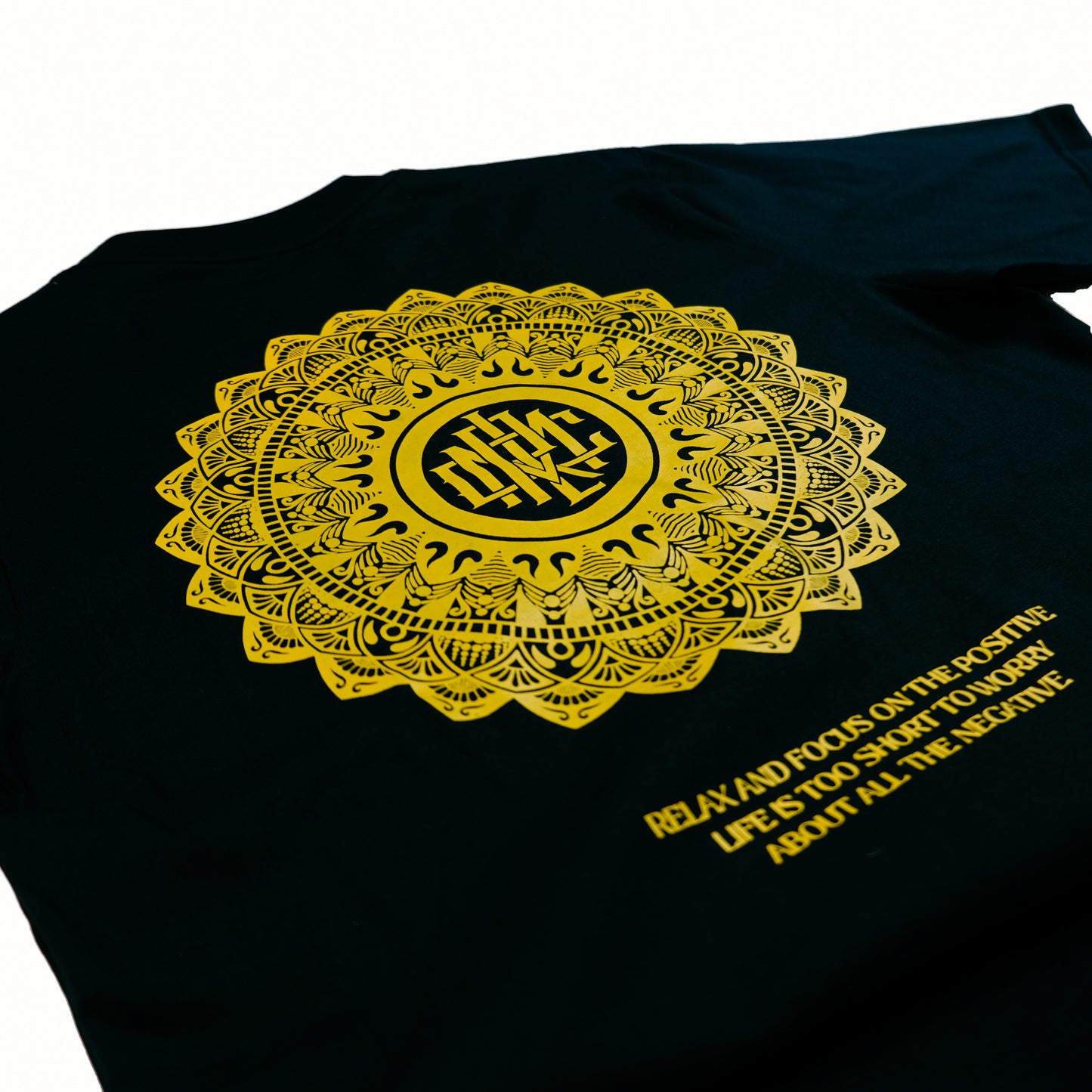 MANDALA V1 BLACK TEE