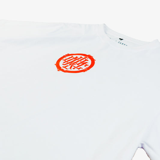 Daruma White Tee — Maria Clara Clothing streetwear tee (view 3)