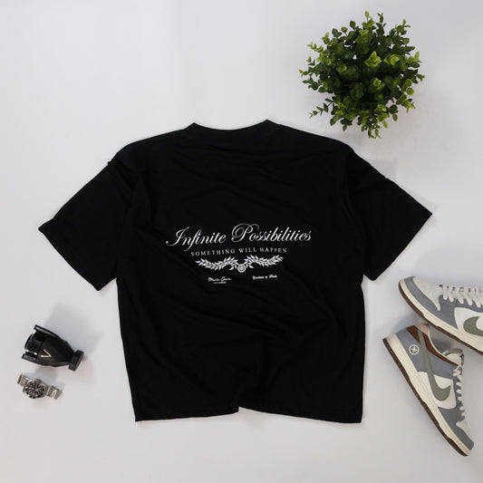 Infinite Possibilities Black — Maria Clara Clothing streetwear tee (view 4)