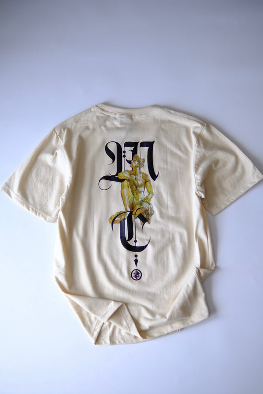 Curiosity Offwhite — Maria Clara Clothing streetwear tee (view 4)
