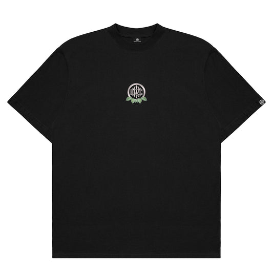 KAMALAYAN BLOOM BLACK — Oversized 240 GSM Shirt