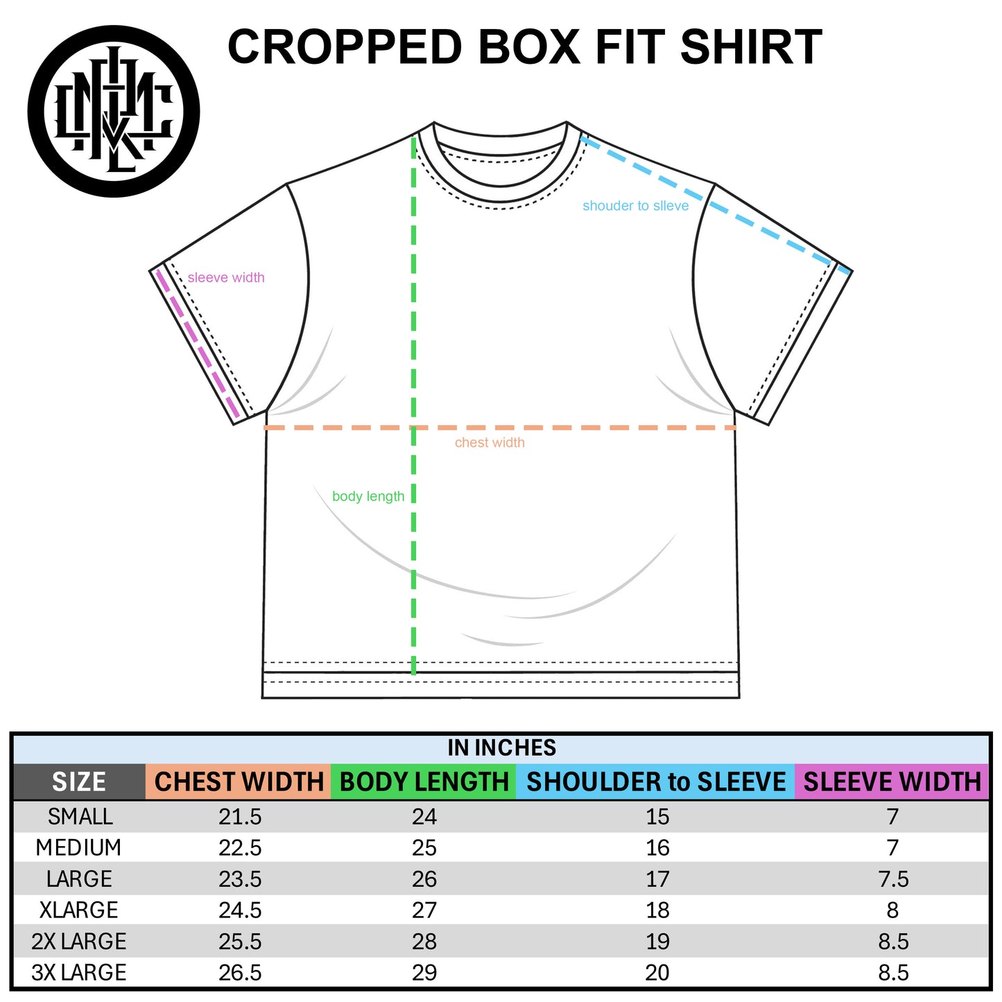 MANDALA BLACK V1 CROPPED BOX SHIRT | OVERSIZED