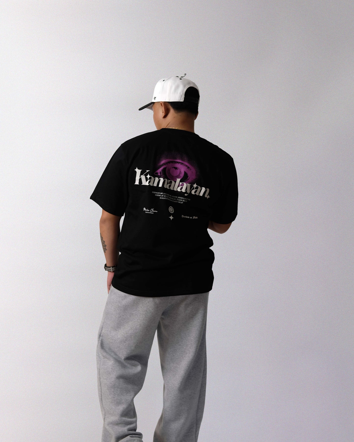 OVERSIZED FIT SHIRT | MC Eye | BLACK | MARIA CLARA CLOTHING | OVERSIZED FIT | 100% COTTON