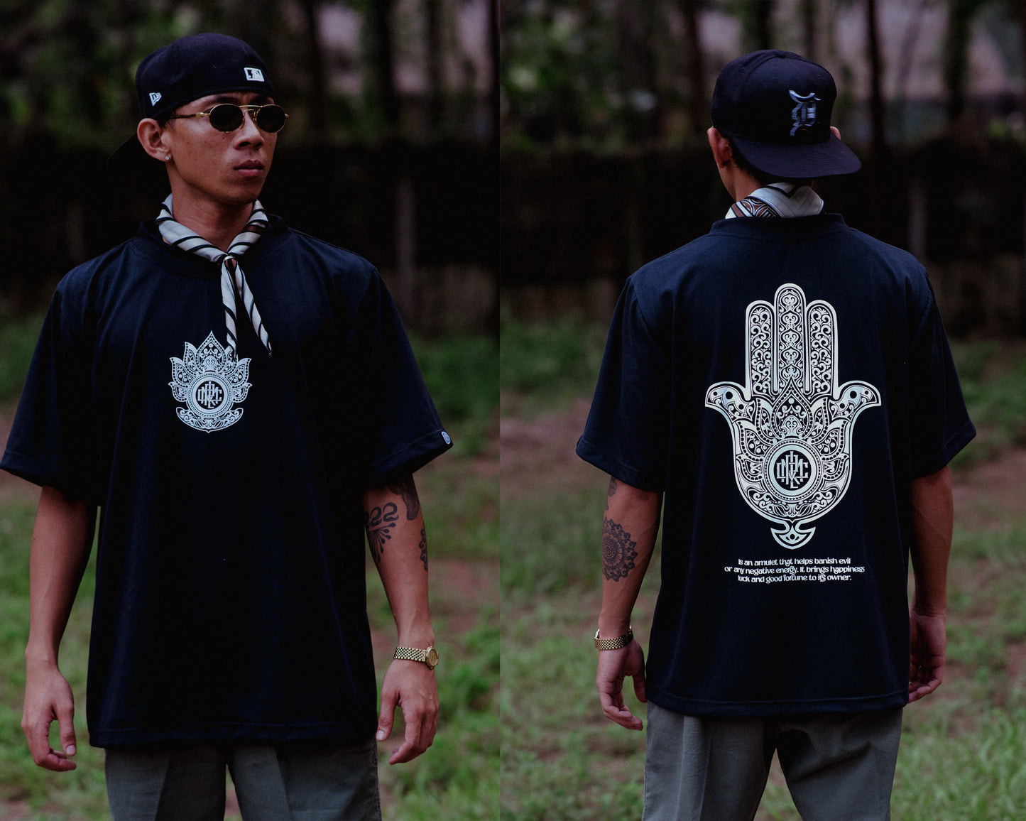 HAMSA V1 BLACK TEE