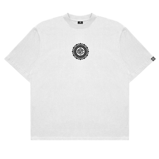MANDALA WHITE V1 — Oversized 240 GSM Shirt