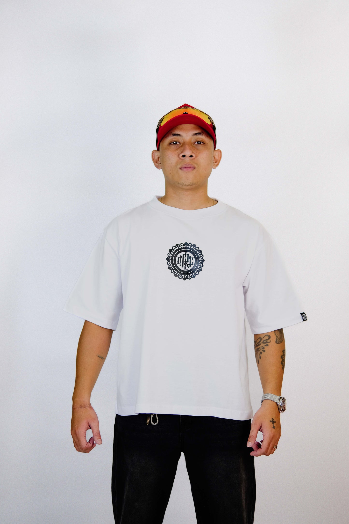 MANDALA WHITE V1 OVERSIZED FIT SHIRT | OVERSIZED