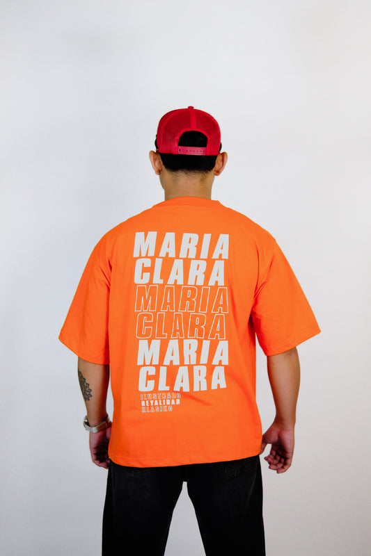 Iconic Mariaclara Orange — Maria Clara Clothing streetwear tee (view 3)