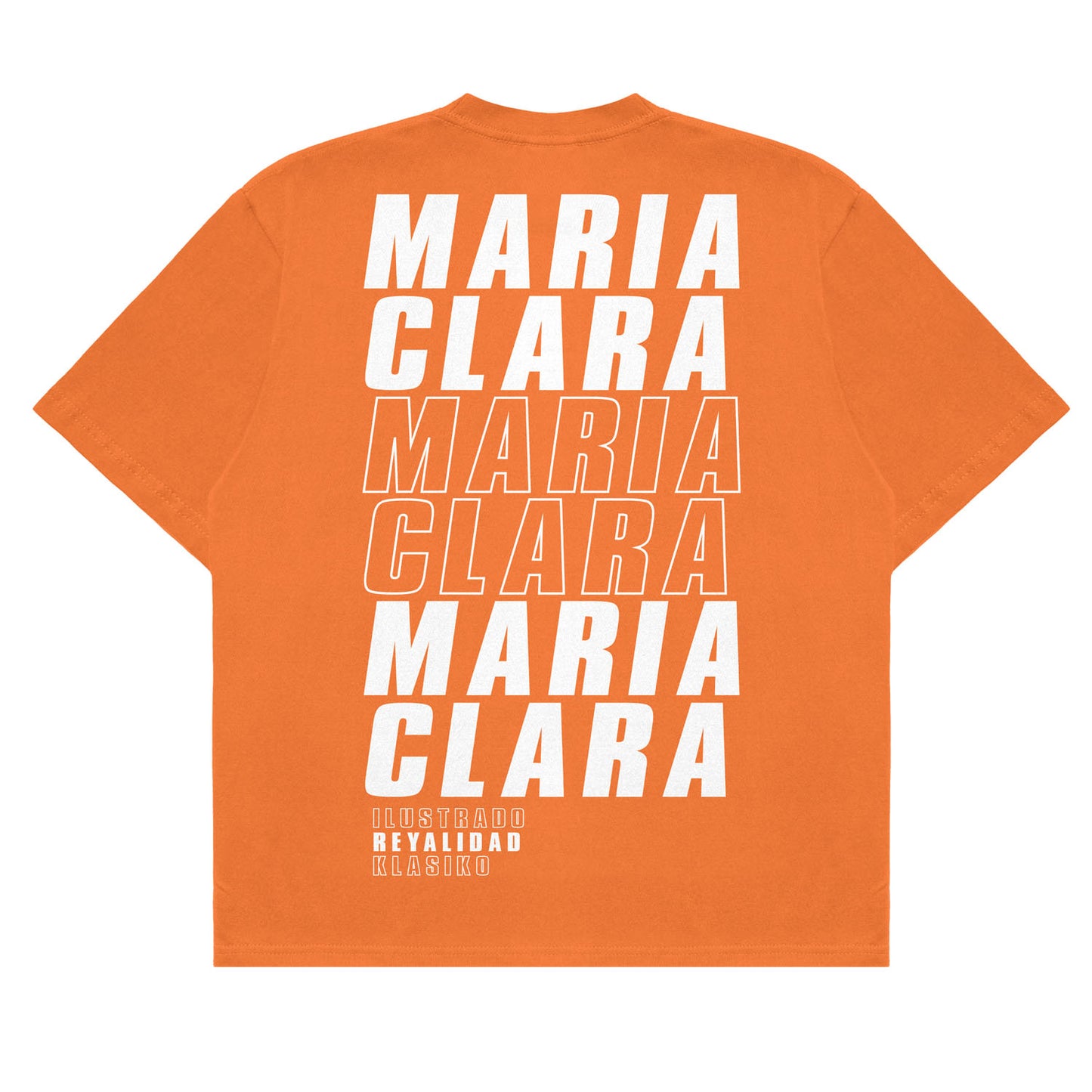 ICONIC MARIACLARA ORANGE — CROP BOX 240 GSM Shirt